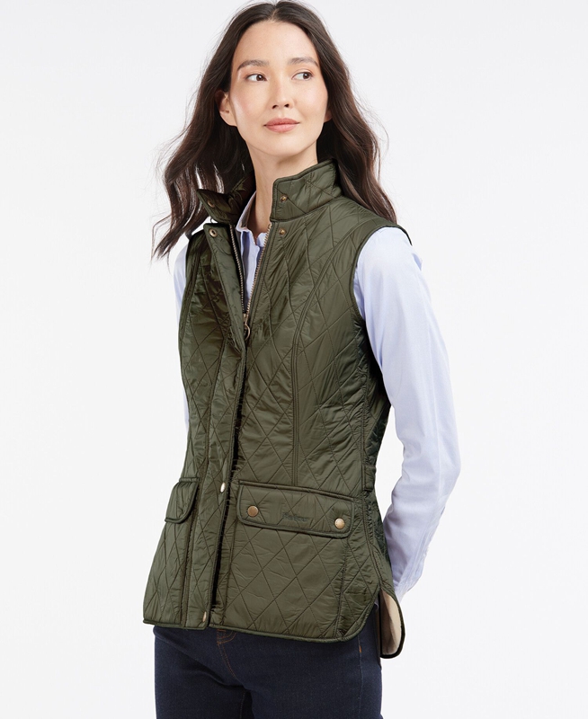 Chalecos Barbour Weste Wray Mujer Verde | 160852-PXK