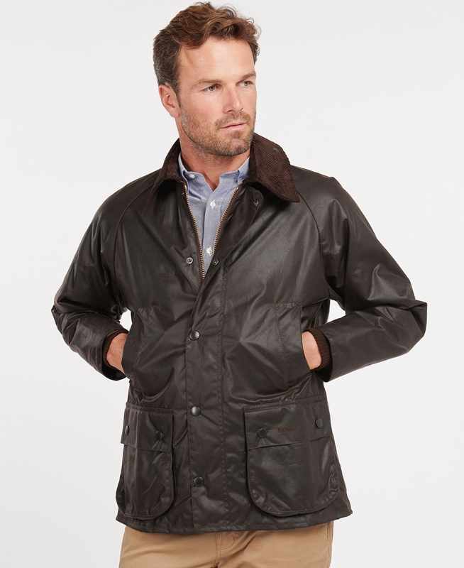 Chaqueta Encerada Barbour Bedale® Hombre Cafe | 176390-JEV