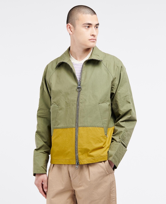 Chaquetas Casuales Barbour x Ally Capellino Hand Hombre Verde Oliva | 587913-OXF