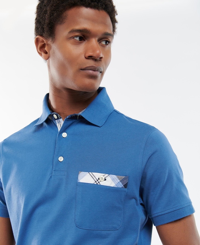 Polo shirts Barbour Lirst Hombre Azules | 250394-KFZ