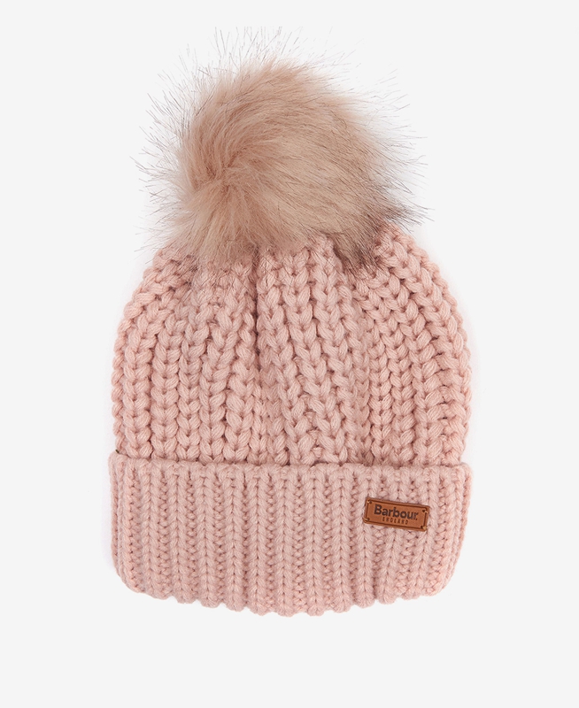 Sombreros Barbour Beanie Saltburn Mujer Rosas | 681093-GXM