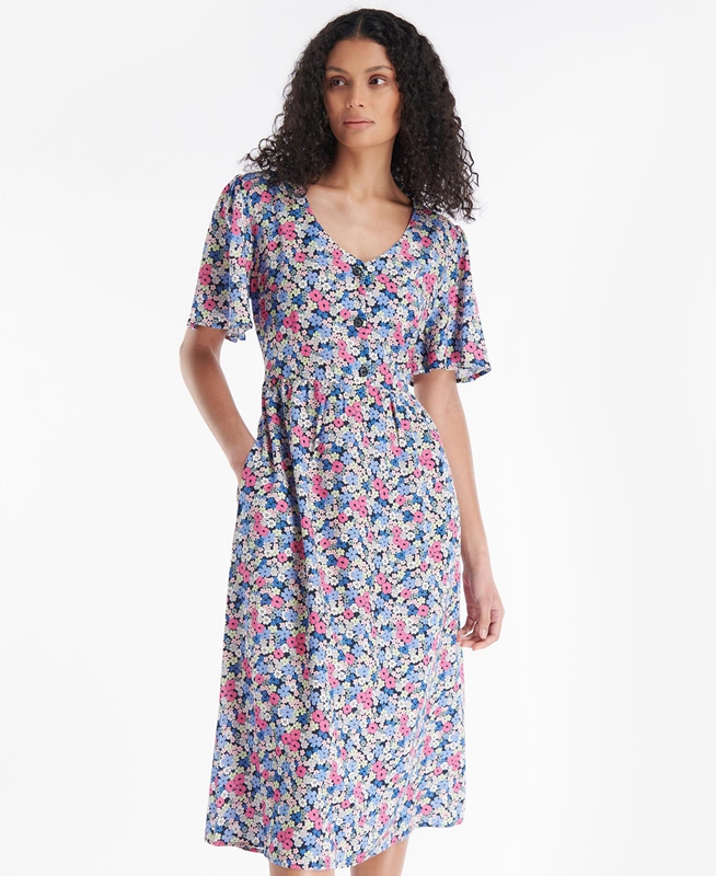 Vestido Barbour Willowherb Mujer Multicolor | 473102-BKF