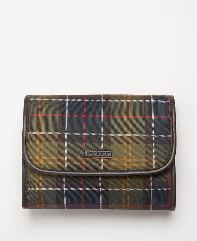 Bolsas Barbour Tartan Hanging Washbag Hombre Multicolor | 826713-COS