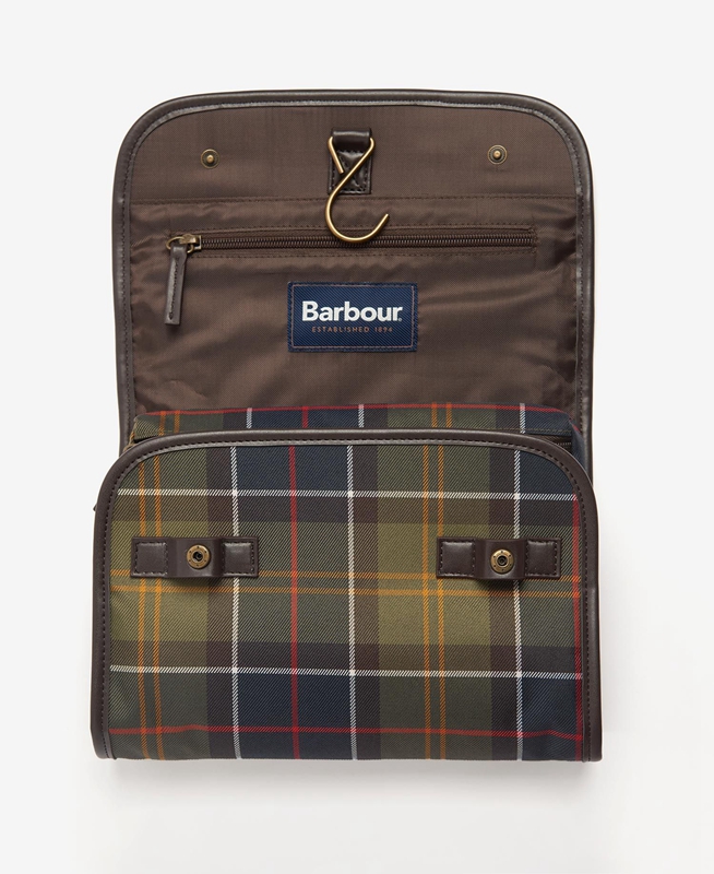 Bolsas Barbour Tartan Hanging Washbag Hombre Multicolor | 826713-COS