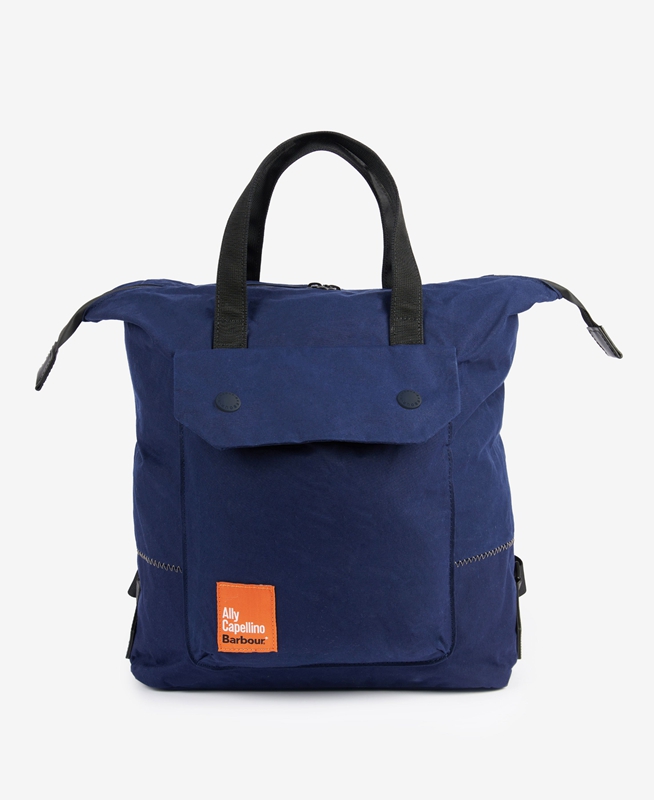 Bolsas Barbour x Ally Capellino Ben Backpack Mujer Azules | 456091-AEN