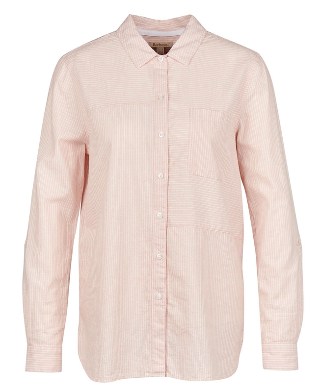 Camisas Barbour Beachfront Mujer Rosas | 249037-ATZ