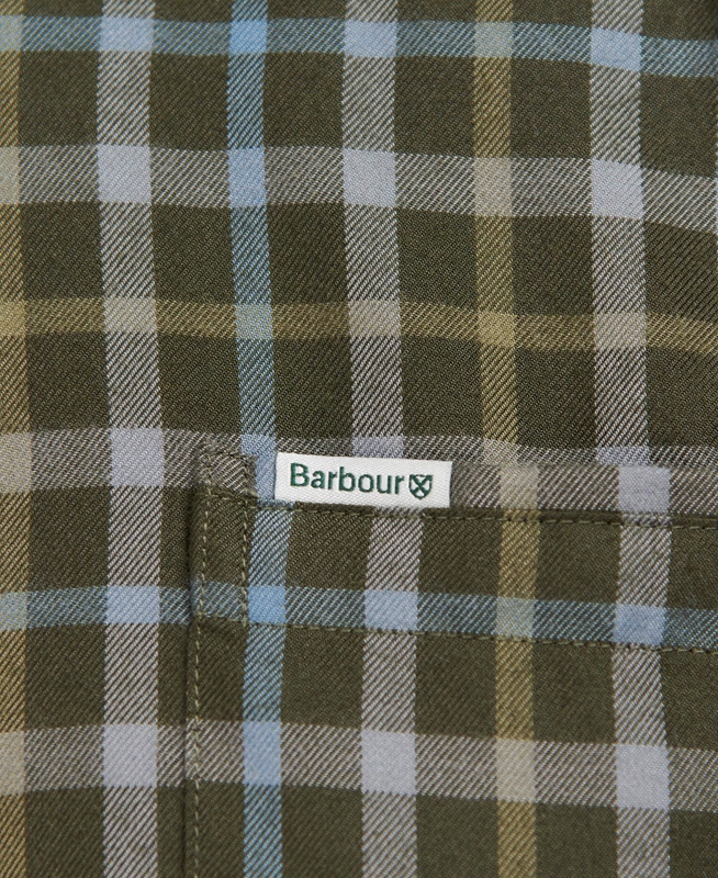 Camisas Barbour Coll Thermo Hombre Verde Oliva | 809632-AVW