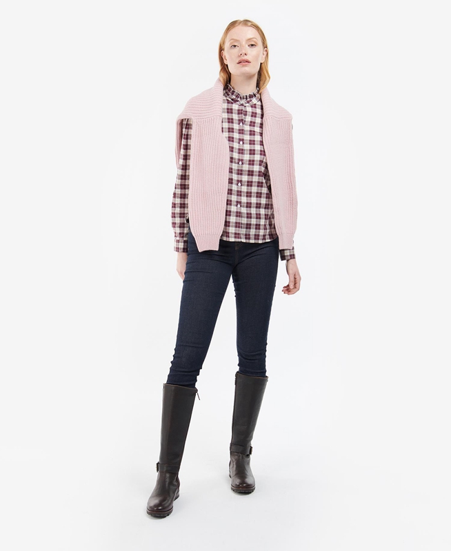 Camisas Barbour Daffodil Mujer Rosas | 901768-NGF