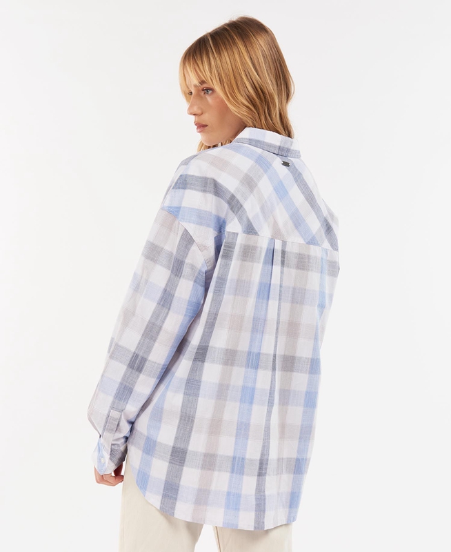 Camisas Barbour Explorer Lara Mujer Azules | 537908-PAJ