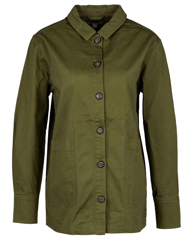 Camisas Barbour Explorer Marley Overshirt Mujer Verde Oliva | 815293-ZWK