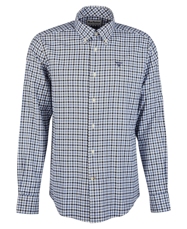 Camisas Barbour Finkle Tailored Hombre Azules | 472309-PGN