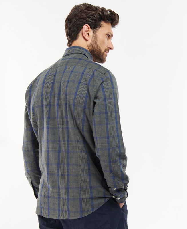 Camisas Barbour Inverbeg Tailored Hombre Gris | 672158-SFC