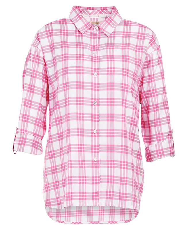 Camisas Barbour Willowherb Mujer Rosas | 420563-MCQ