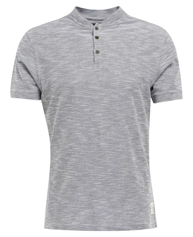 Camiseta Barbour Belgrave Deporte Neck Hombre Gris | 264715-GXJ