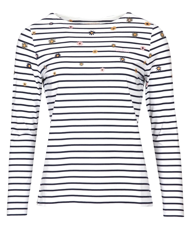 Camiseta Barbour Bradley Print Top Mujer Multicolor | 416923-HVJ