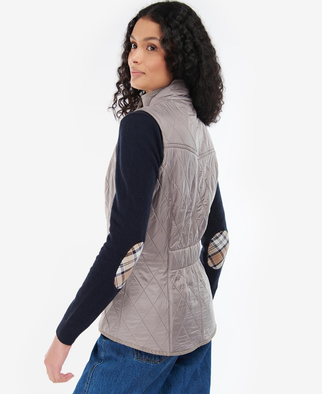 Chalecos Barbour Cavalry Mujer Gris | 963847-RDV