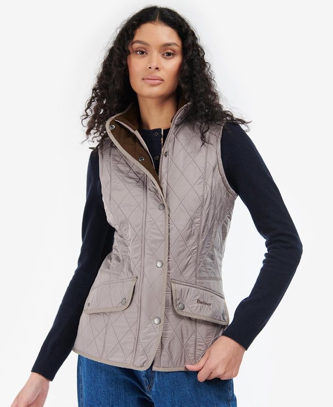 Chalecos Barbour Cavalry Mujer Gris | 963847-RDV