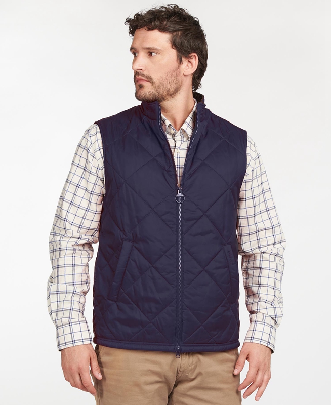 Chalecos Barbour Finn Hombre Azules | 594320-YHK