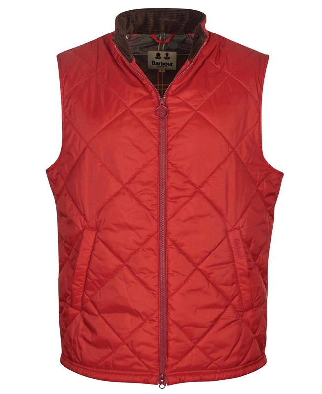 Chalecos Barbour Finn Hombre Rojas | 024371-QGR