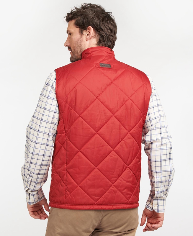 Chalecos Barbour Finn Hombre Rojas | 024371-QGR