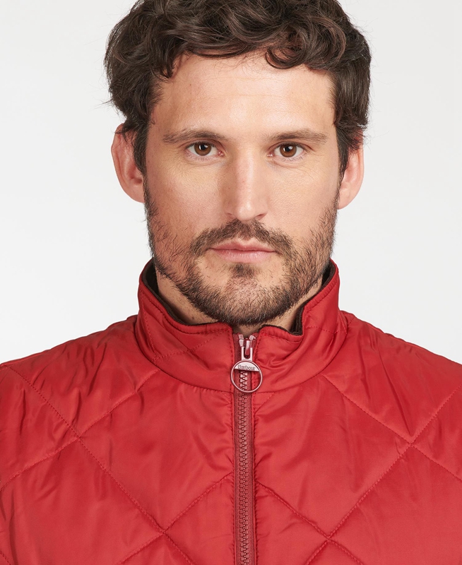 Chalecos Barbour Finn Hombre Rojas | 024371-QGR