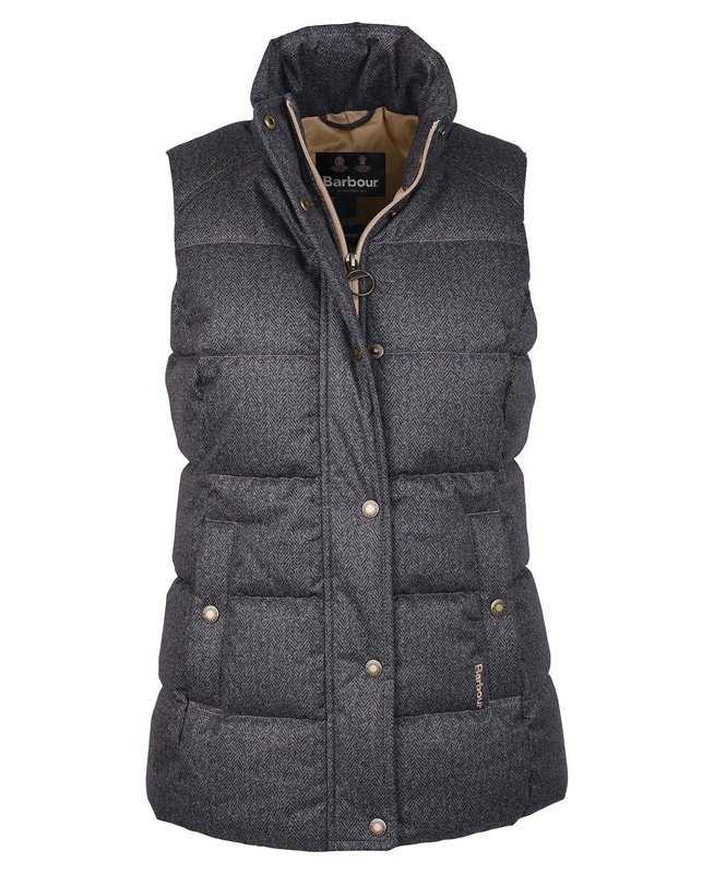 Chalecos Barbour Foxglove Mujer Gris | 843761-CMG