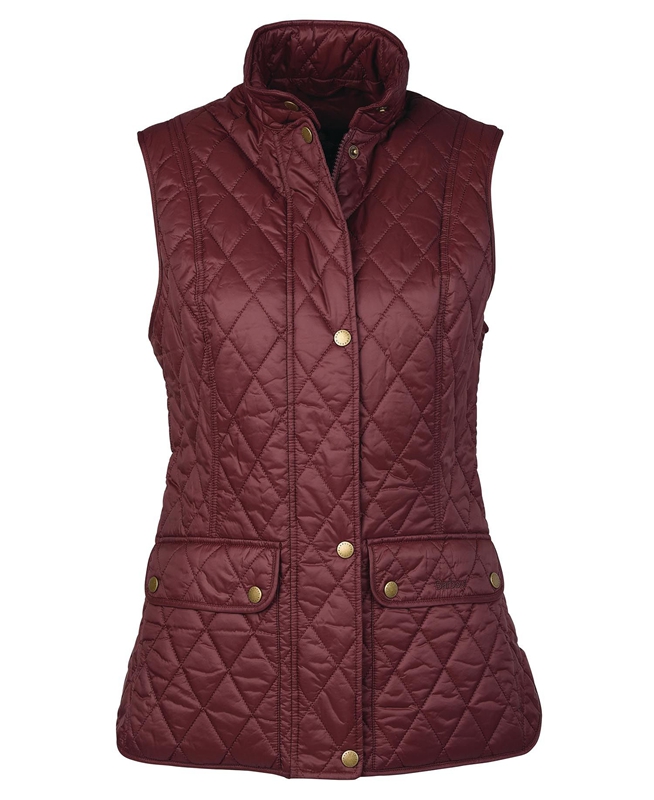 Chalecos Barbour Otterburn Mujer Burdeos | 962073-PTO