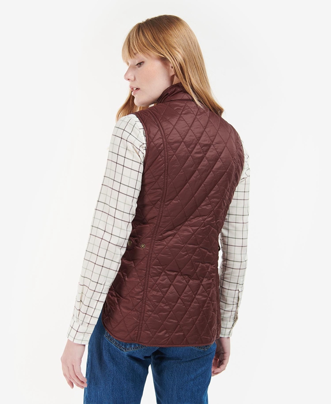 Chalecos Barbour Otterburn Mujer Burdeos | 962073-PTO