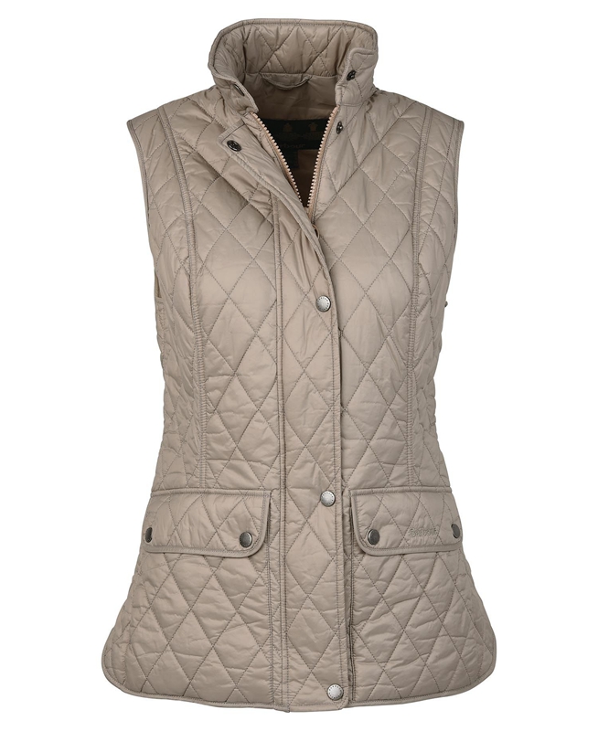 Chalecos Barbour Otterburn Mujer Gris | 130456-OVK