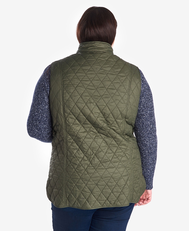 Chalecos Barbour Otterburn Mujer Verde | 506149-GVL