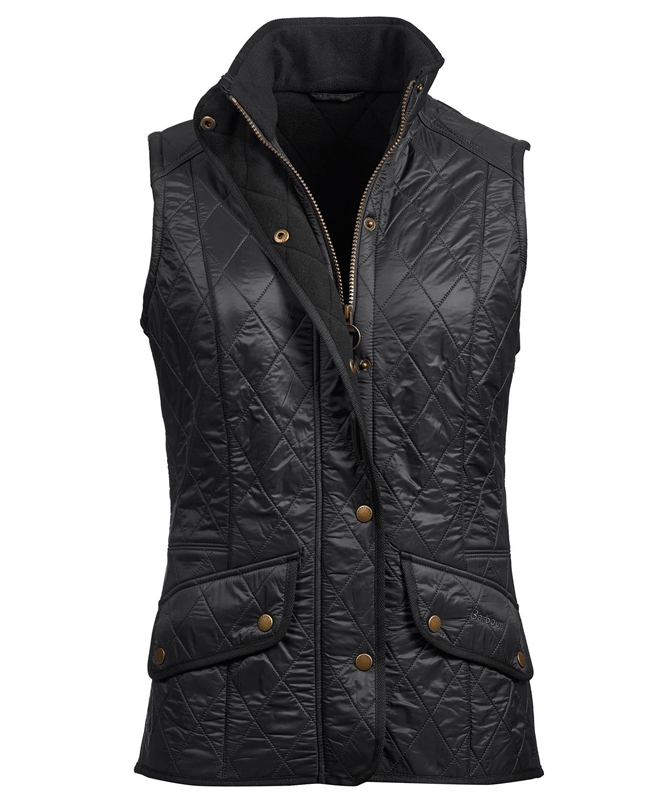 Chalecos Barbour Weste Cavalry Mujer Negras | 506294-CXH