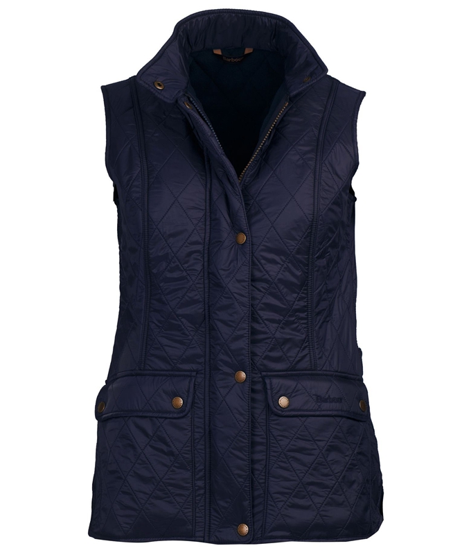 Chalecos Barbour Weste Wray Mujer Azules | 592674-QKB