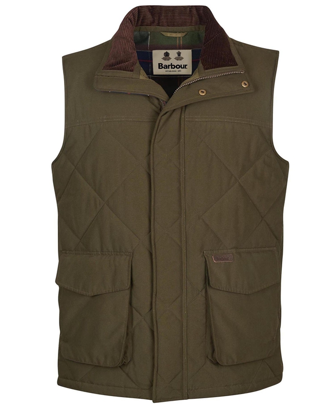 Chalecos Barbour Winterdale Hombre Verde Oliva | 298150-GWC