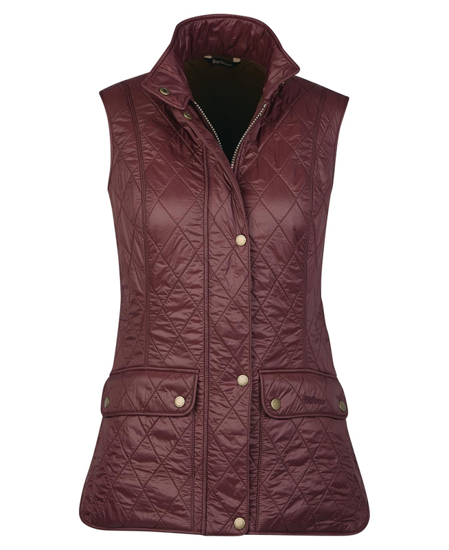 Chalecos Barbour Wray Mujer Burdeos | 689743-FNX