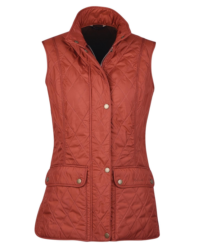 Chalecos Barbour Wray Mujer Rojas | 178430-VPK