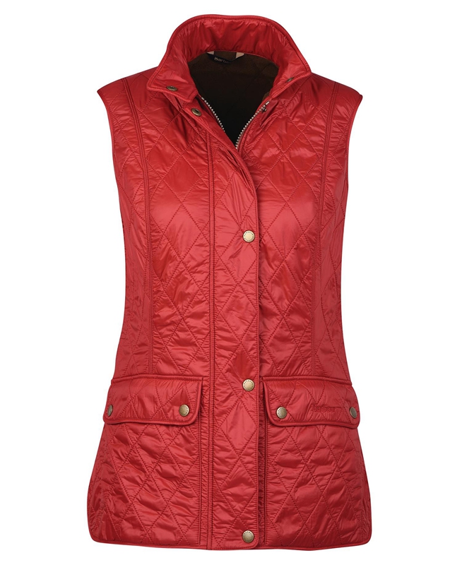 Chalecos Barbour Wray Mujer Rojas | 876205-XCO