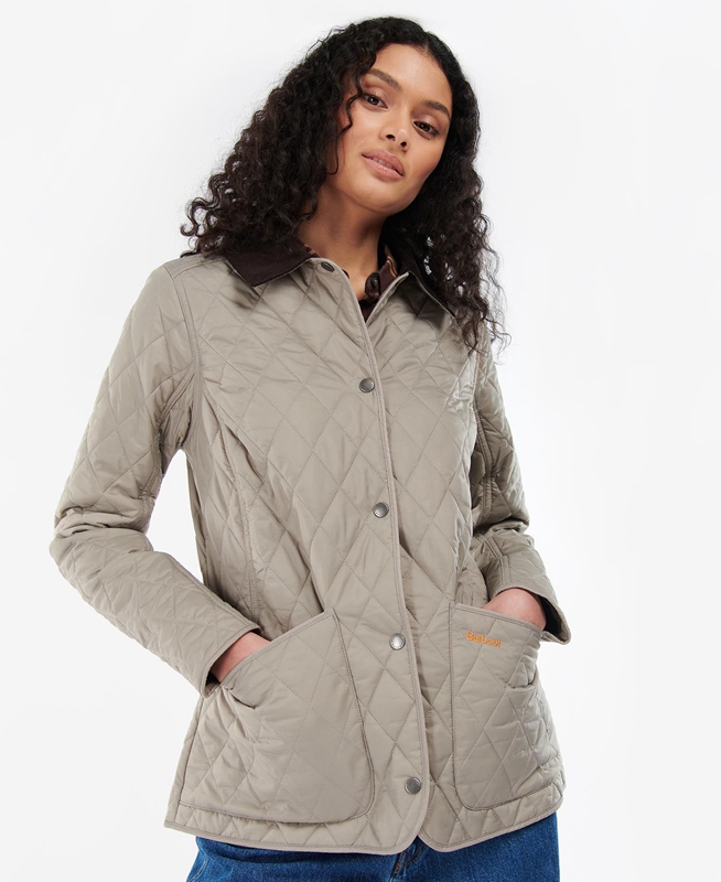 Chaqueta Acolchada Barbour Annandale Mujer Gris | 967201-YQH