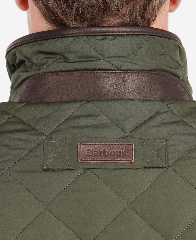 Chaqueta Acolchada Barbour Devon Hombre Verde | 218043-FTQ