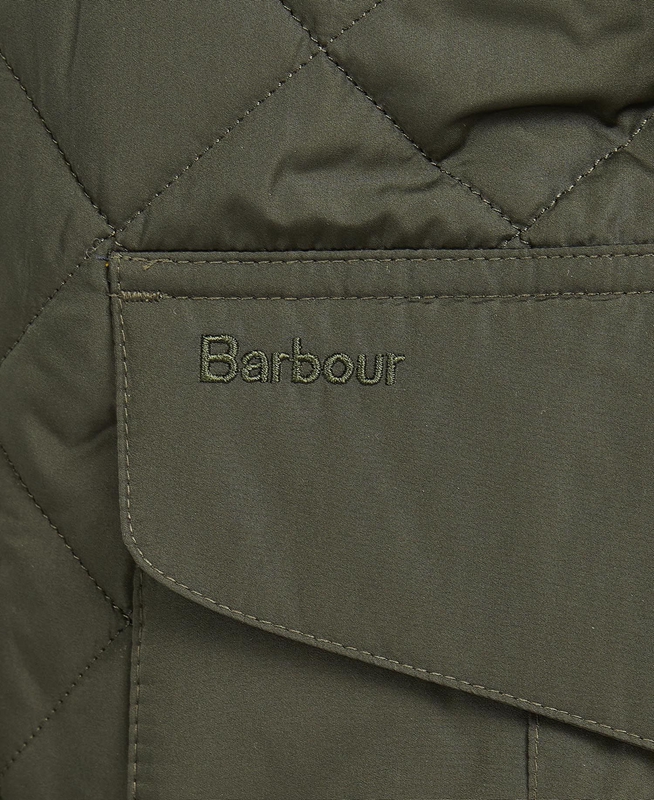 Chaqueta Acolchada Barbour Devon Hombre Verde | 218043-FTQ