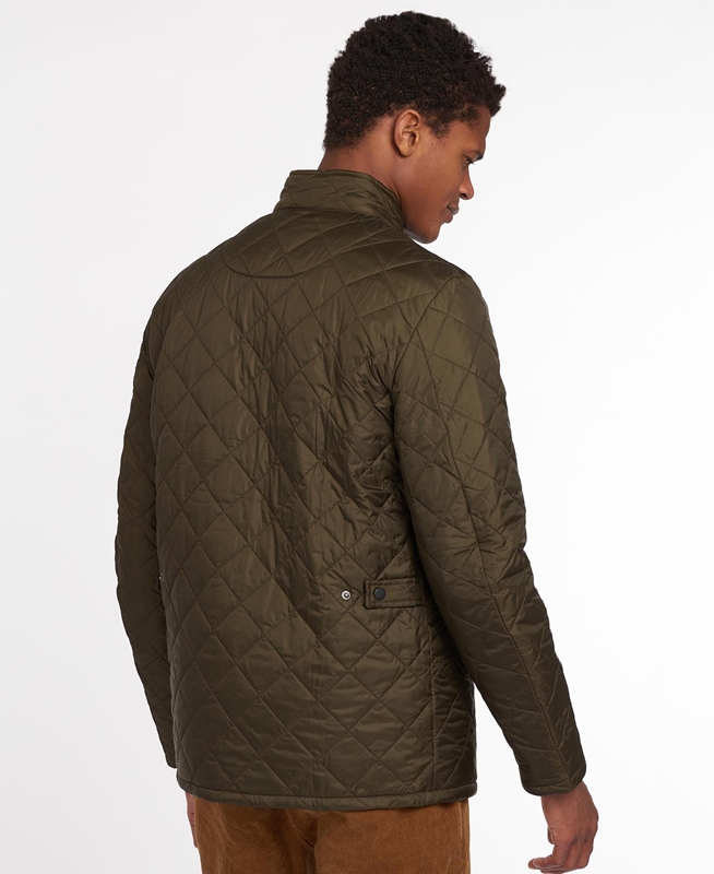 Chaqueta Acolchada Barbour Flyweight Chelsea Hombre Verde Oliva | 135709-GKT