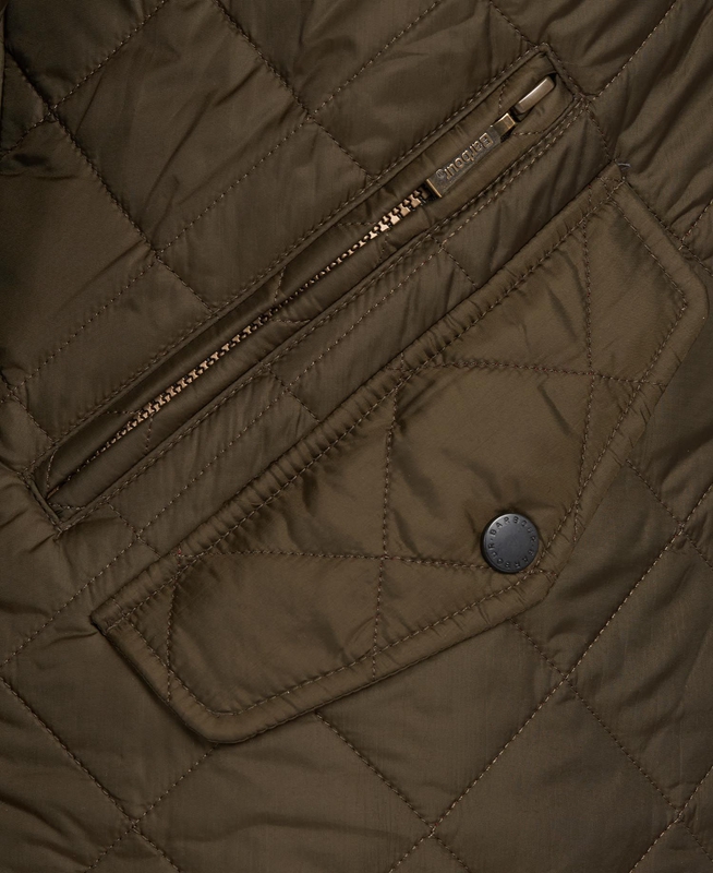 Chaqueta Acolchada Barbour Flyweight Chelsea Hombre Verde Oliva | 135709-GKT