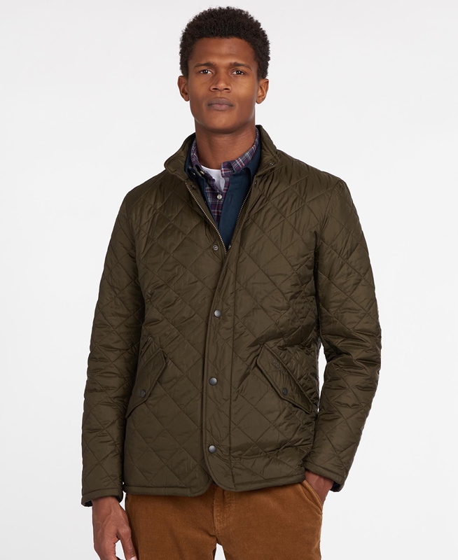 Chaqueta Acolchada Barbour Flyweight Chelsea Hombre Verde Oliva | 135709-GKT