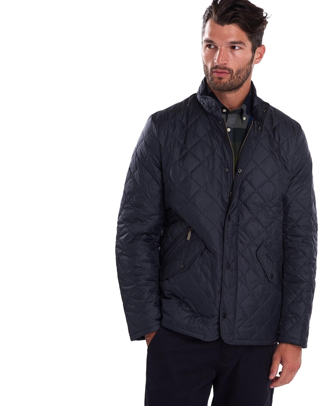 Chaqueta Acolchada Barbour Flyweight Chelsea Hombre Azul Marino | 218654-IYK