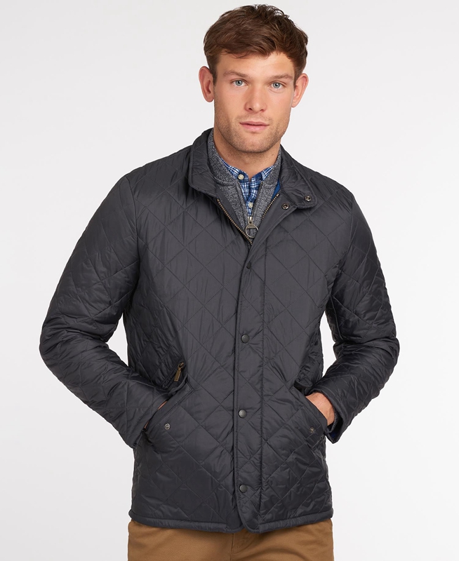 Chaqueta Acolchada Barbour Flyweight Chelsea Hombre Azul Marino | 218654-IYK