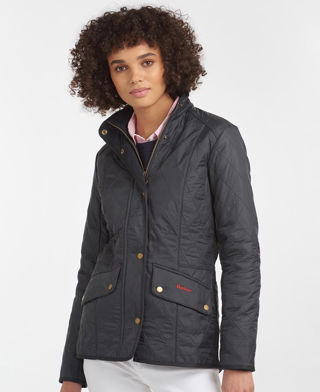 Chaqueta Acolchada Barbour Jacke Cavalry Polarquilt Mujer Negras | 329405-FPC