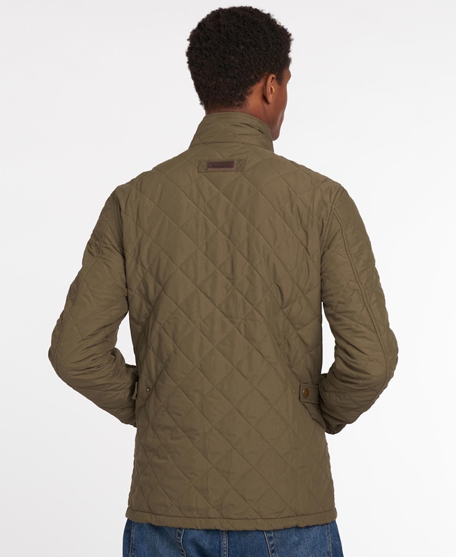 Chaqueta Acolchada Barbour Shoveler Hombre Verde Oliva | 275301-FVT