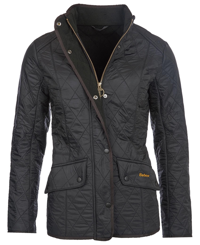 Chaqueta Acolchada Barbour Steppjacke Cavalry Polarquilt Mujer Negras | 815762-SGD