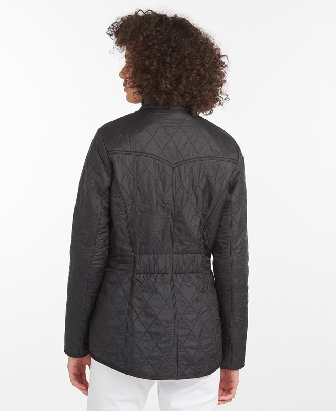 Chaqueta Acolchada Barbour Steppjacke Cavalry Polarquilt Mujer Negras | 815762-SGD