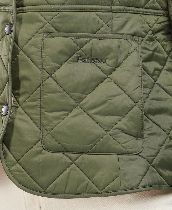 Chaqueta Acolchada Barbour Steppjacke Deveron Polarquilt Mujer Verde | 823740-LHC