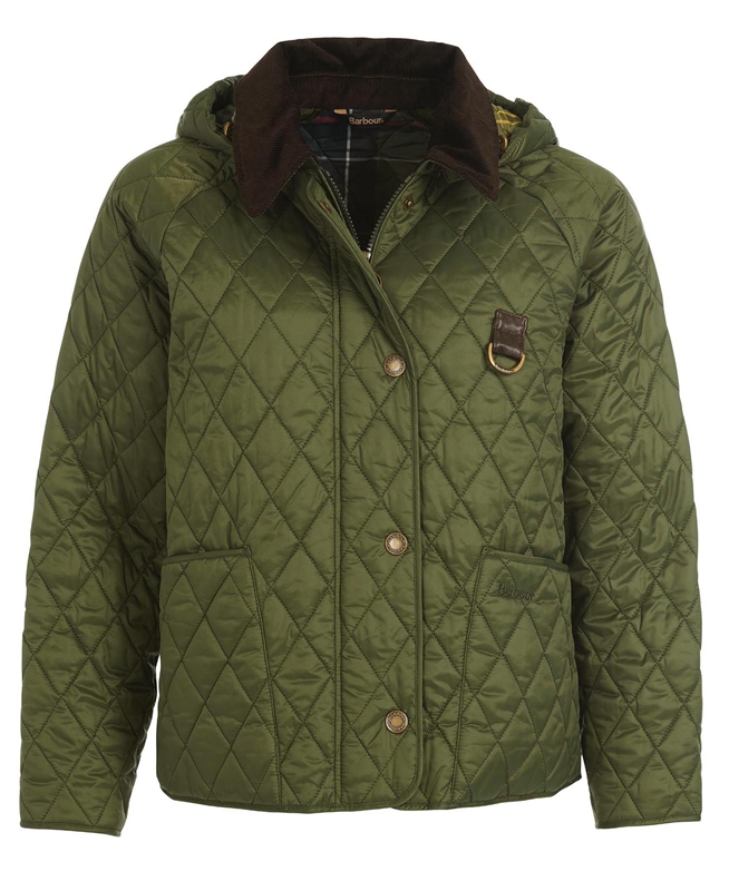 Chaqueta Acolchada Barbour Tobymory Mujer Verde | 813276-FJK